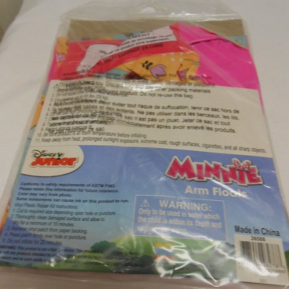 πββοΈ New Disney Minnie 2 Arm Floats w/ repair kit - Picture 6 of 8
